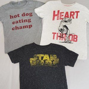 Boy 3 t-shirt pack, 4t/5t